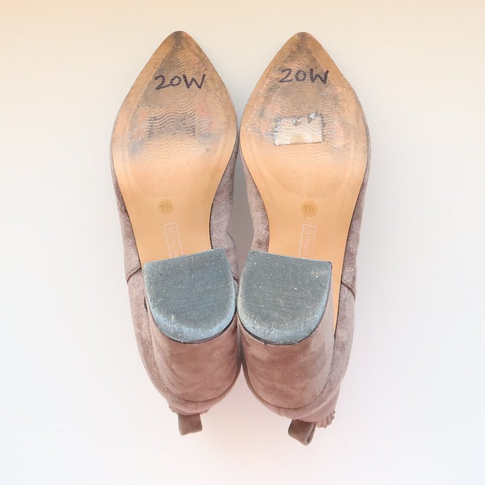 Steven By Steve Madden Taupe Suede Pointy Toe Pul… - image 6